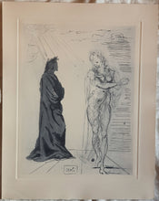 Load image into Gallery viewer, Divine Comedy - L'Enfer - Chant 2 - Virgile Comforts Dante - Etching - 118/242 - "Collectors Set"