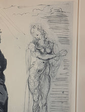 Load image into Gallery viewer, Divine Comedy - L'Enfer - Chant 2 - Virgile Comforts Dante - Etching - 118/242 - "Collectors Set"