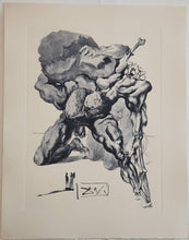 Load image into Gallery viewer, Divine Comedy - L'Enfer - Chant 7 - The Avaricious And The Prodigal - Etching - 118/242 - "Collectors Set"