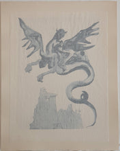 Load image into Gallery viewer, Divine Comedy - L'Enfer - Chant 17 - The Usurers - Etching - 118/242 - "Collectors Set"