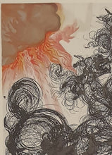 Load image into Gallery viewer, Divine Comedy - L'Enfer - Chant 6 - Cerberus - Woodcut - 118/4765 - "Collectors Set"