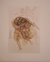 Load image into Gallery viewer, Divine Comedy - L'Enfer - Chant 8 - The Angry Ones - Woodcut - 118/4765 - "Collectors Set"