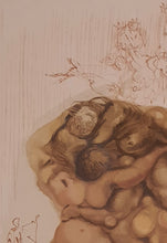 Load image into Gallery viewer, Divine Comedy - L'Enfer - Chant 8 - The Angry Ones - Woodcut - 118/4765 - "Collectors Set"