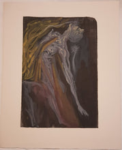 Load image into Gallery viewer, Divine Comedy - L'Enfer - Chant 9 - The Furies - Woodcut - 118/4765 - "Collectors Set"