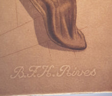 Load image into Gallery viewer, Divine Comedy - L'Enfer - Chant 14 - The Blasphemers - Woodcut - 118/4765 - "Collectors Set"