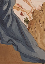 Load image into Gallery viewer, Divine Comedy - L'Enfer - Chant 15 - The Hard Margins - Woodcut - 118/4765 - "Collectors Set"