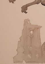 Load image into Gallery viewer, Divine Comedy - L'Enfer - Chant 17 - The Usurers - Woodcut - 118/4765 - "Collectors Set"