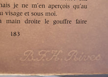 Load image into Gallery viewer, Divine Comedy - L'Enfer - Chant 17 - The Usurers - Woodcut - 118/4765 - "Collectors Set"