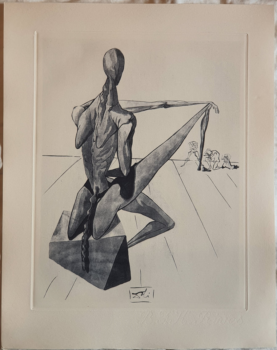 Salvador Dalí Divine Comedy – Inferno Chant V Original Etching (Limited Edition)