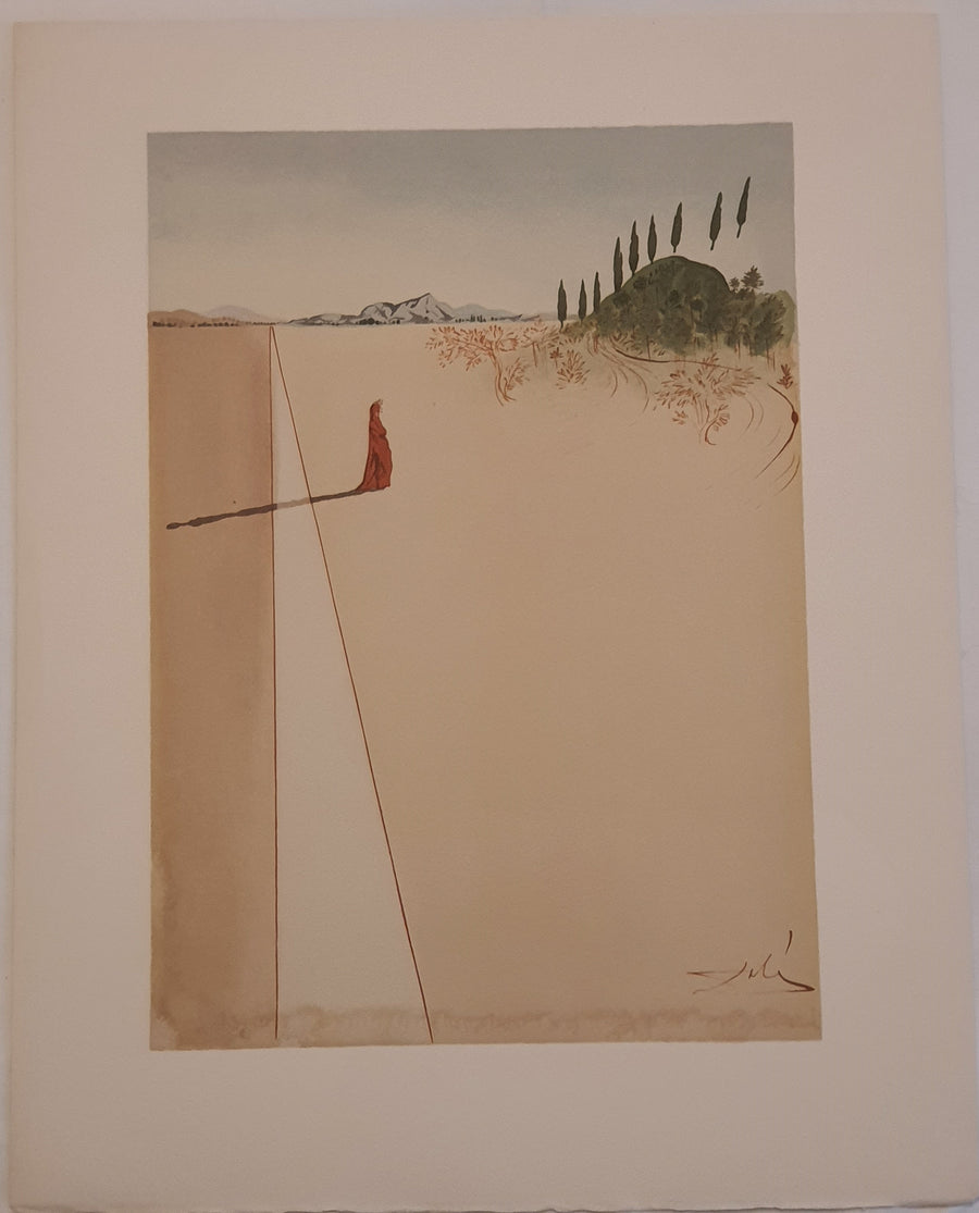 Divine Comedy - L'Enfer - Chant 1 - Departure for the Great Journey  - Woodcut - 118/4765 - "Collectors Set"